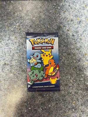 $3.99 • Buy 1X Pokemon 25th Anniversary McDonalds Promo Sealed Booster Card Free Shipping!