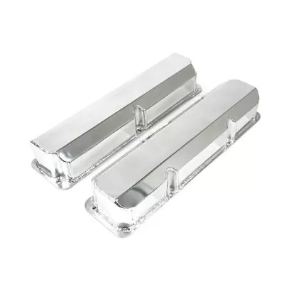 $72.99 • Buy 55-77 Ford FE Tall Fabricated Aluminum NO HOLE Valve Covers 352 390 427 428 BBF