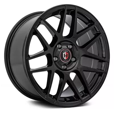 Curva C300 Wheels 20x8.5 (38 5x114.3 73.1) Black Rims Set Of 4 • $1152