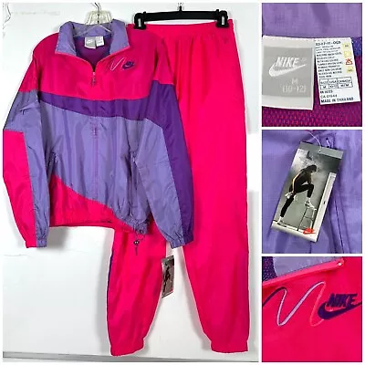 Nike Women Purple & Pink  Track Suit Set Size Medium NWT • $236.05