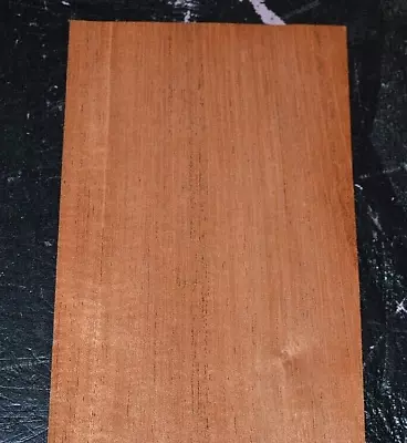 Honduran Mahogany Raw Wood Veneer Sheet 4.5 X 76 Inches 1/42nd     4495-36 • $7.99