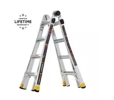 Gorilla Ladders 18 Foot Reach MPXA Aluminum Multi-Position 300 Lbs Loud Capacity • $219.99