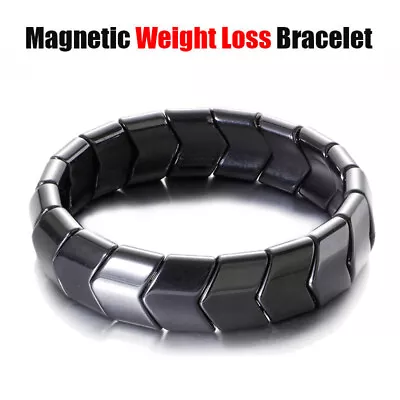 Magnetic Healing Therapy Arthritis Bracelet Hematite Weight Loss Pain Relief • $7.05