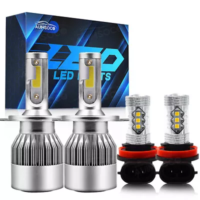 For Honda Ridgeline 2006-2014 LED Headlight Fog Light Bulbs Kit 6x White 8000k • $36.98