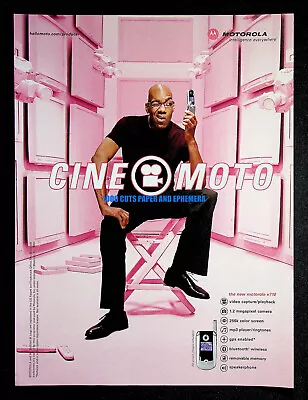 Motorola V710 Flip Cell Phone 2004 Trade Print Magazine Ad Poster ADVERT • $9.99