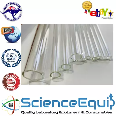 Glass Blowing Tubing Borosilicate Glass Tubes Wall Thickness 1.5mm- 8mm OD • $21.36