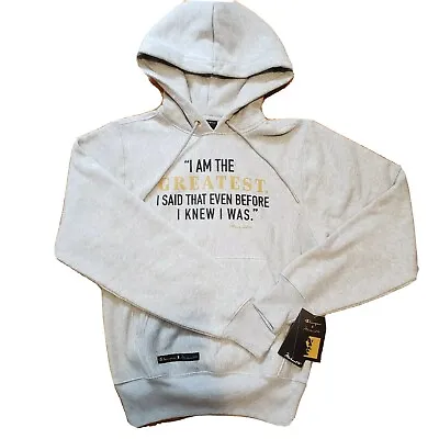 Champion Men XS Muhammad Ali Reverse Weave Gray Hoodie Sweater Limited Edition • $97.50