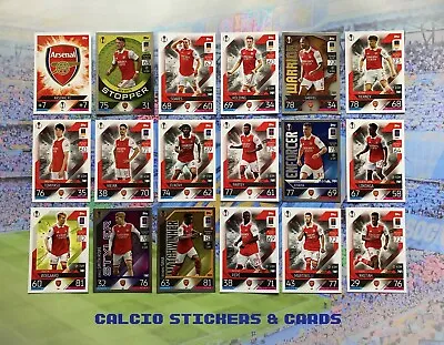 Topps Match Attax 2022/23 2023 Full Arsenal Team Set All 18 Cards & Foil • £7.75