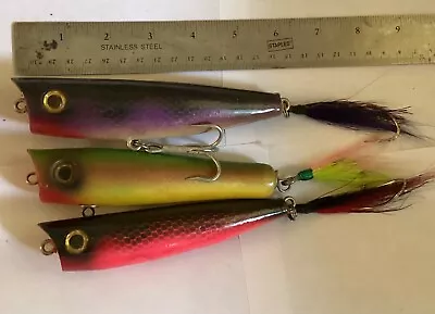 VINTAGE RARE Saltwater Fishing Plugs By Walsh Lures • $5.50