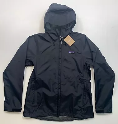 Women's PATAGONIA Torrentshell 3L Jacket Raincoat #85246 BLACK (BLK) • $179.99
