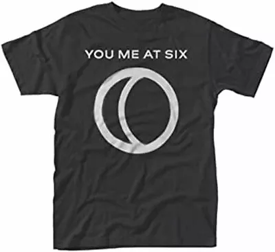 Official You Me At Six Half Moon Mens Black T Shirt You Me At Six Classic Tee • £14.95