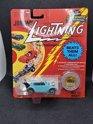 Johnny Lightning VW Beetle Twin Engine Red Line Tires Vintage Hot Rod Volkswagen • $9.99