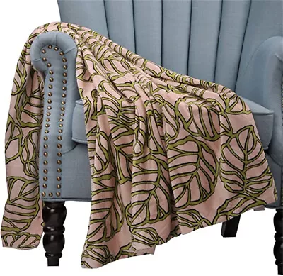 Cute Printed Microplush Throw Blanket For Couch Sofa Bed Kids Travel 44  X 60  • $13.19