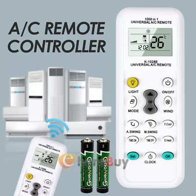 Air Con Conditioning Universal Remote Control Controller AC Conditioner K-1028E • $9.69