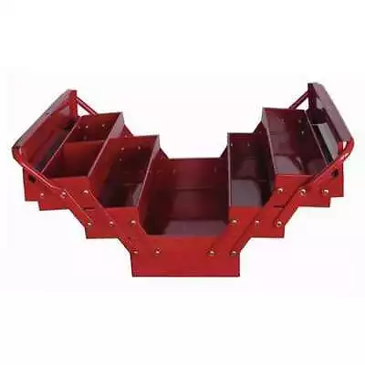 Westward 10J171 17 W Steel Red Portable Tool Box Powder Coated 8-1/4 H • $48.49