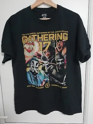 ICP Insane Clown Posse Gathering In The Juggalos 2016 Band T Shirt Medium • £72.99