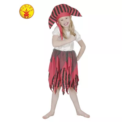 Deckhand Pirate Skirt And Tricorn Hat Child Costume Size 3-5 By Rubie's **new** • $23.95