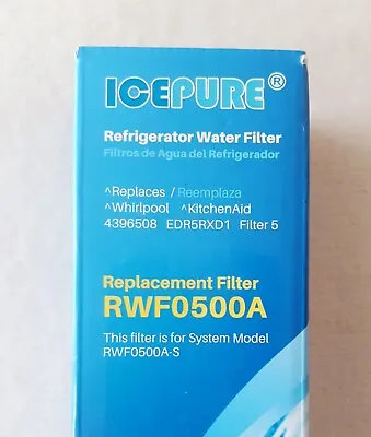 £8.03 • Buy ICEPURE Ice Pure / RWF0500A Water Filter Replacement For Whirlpool Kitchenaid
