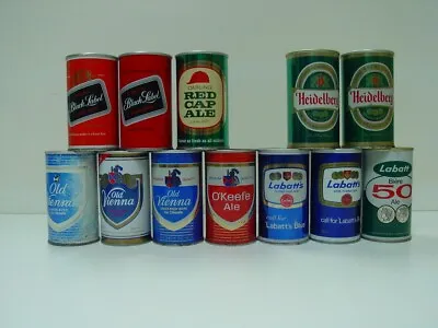 12 Canadian Beer Cans Heidelberg Old Vienna Labatts 50 Ale Black Label Others • $22.95