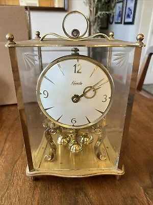 Vintage Kundo West Germany 400 Day Anniversary Mantle Clock No Key For Repair • $48