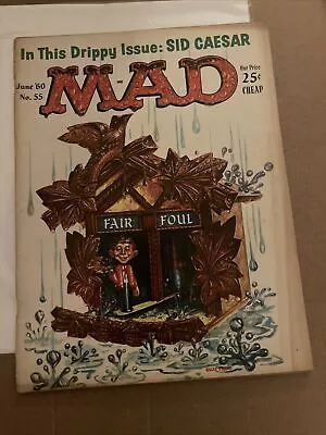 Mad Magazine #55 June 1960 VG Iconic Magazine With Shipping Included • $19.90