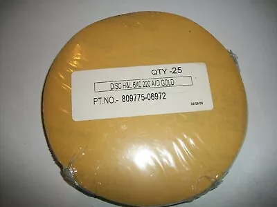 6  STIKIT GOLD SANDING DISC P220 GRIT Grade P- 25 Disc PACK P/N 809775-06972 • $18.99