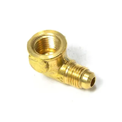 1/4 Male Flare Sae 45 To 1/4 Female Npt L Elbow Fitting Natural Gas Propane Fuel • $10.31