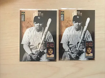 1996 Collector's Choice Silver Signature And Base #500 Babe Ruth  New York • $3.79
