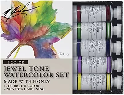 Tube Watercolor Paint Jewel Tone 5color Set 1/2ounce • $95.53