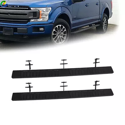 For 2017 2018 Ford F-350 Super Duty 6  Side Step Nerf Bar Running Boards BLK • $112.72