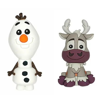 Disney Frozen 2 Olaf And Sven 3D Kitchen Refrigerator Magnet Gift Set (2 Pack) • $11.99