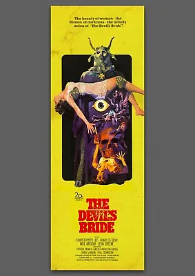 THE DEVIL RIDES OUT Hammer HORROR FILM ART PRINT MOVIE POSTER • £14.99