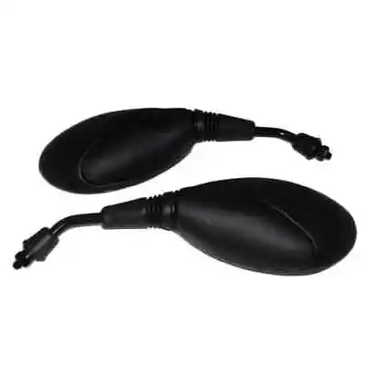 Motorcycle ATV Buggy Car Go Kart Scooter Mirror Set - 8mm RH/RH Thread - Black • $13.99