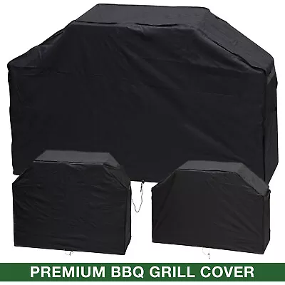 Woodside Black Premium Waterproof Garden Barbecue/BBQ Grill Cover • £14.99