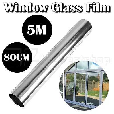 5M One Way Mirror Tint Window Glass Film Solar UV Reflective Privacy Protector Z • $19.99