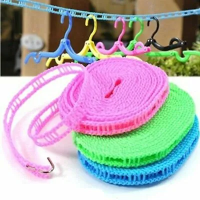 £3.61 • Buy Non-slip Nylon Washing Clothesline Outdoor Travel Camping Clothes Line Rop New;