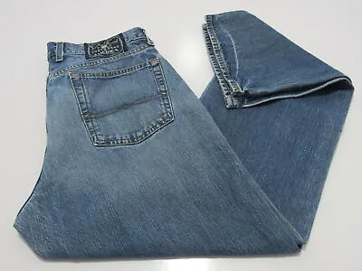 Dungarees Distressed Regular Fit Bootcut Leg Jeans Blue W 32/ L 32 SKU  14287 • £17.99