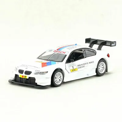 BMW M3 DTM (E92) Toy Car Diecast Model Car 1/42 Scale Alloy Metal Vehicle White • $13.45