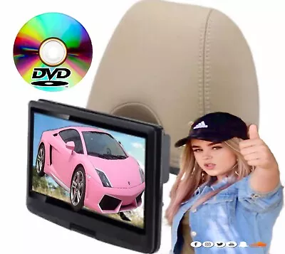 10 Inch Portable DVD Player With Swivel Screen USB & In Car With Headrest Mount • £49.97