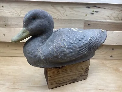 Vintage J. C. HIGGINS  LIFE-LIKE DUCK DECOY PAPER MACHE Sears & Roebuck U.S.A. • $18.99