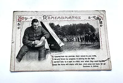 Remembrance Military Postcard 1917 2cent Stamp • $3.99