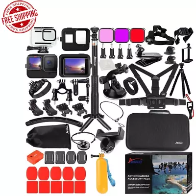 Accessories Kit For Gopro Hero 12 11 10 9 Black Waterproof Housing Silicone Case • $91.95