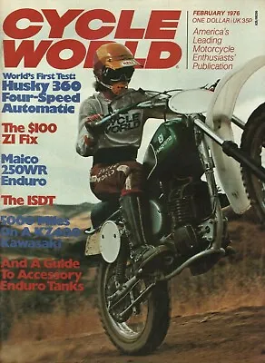 1976 February Cycle World - Vintage Motorcycle Magazine • $14.67