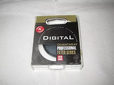 Quantaray Professional 49mm Digital Circular PL Filter...Nikon Canon Pentax Sony • $15