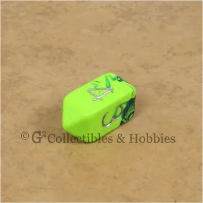 NEW Crystal Caste D4 Toxic Green Blue Barrel Die D&D Gaming RPG Dice Four Sided • $2.99