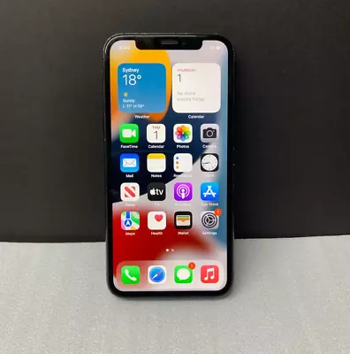 $350 • Buy Apple IPhone X 256GB Space Grey A1865 AU Stock Good Condition - READ DESCRIPTION