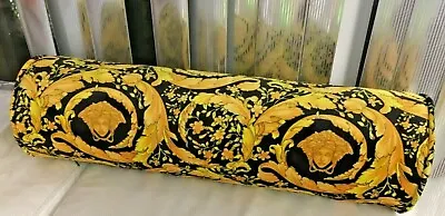 Versace Pillow Cushion Bolster Medusa Baroque Sofa Bed Luxury Home Decor  • $494