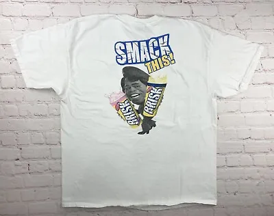 James Brown Brisk Lemonade Tea Smack This Promo XL VTG T-Shirt Cap Hanes Beffy • $24.99