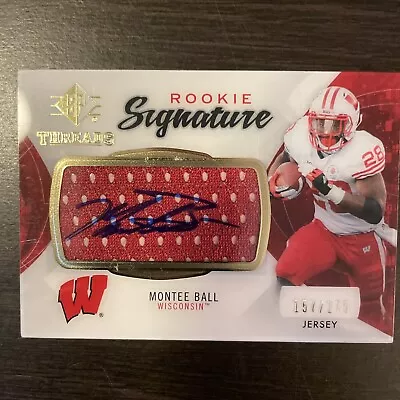 Montee Ball Sp Authentic Threads RPA /275 Badgers • $9.99