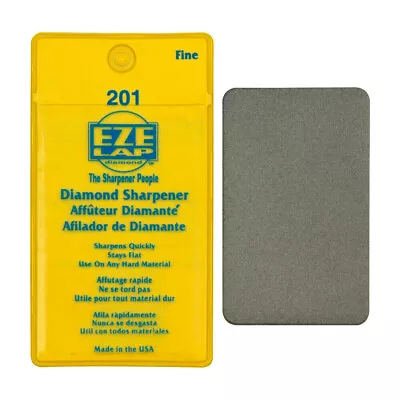 New Eze Lap Credit Card Diamond Sharpener 50 X 80mm | Fine 201 • $49.50